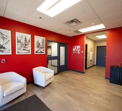 interior commercial painting for a professional business space