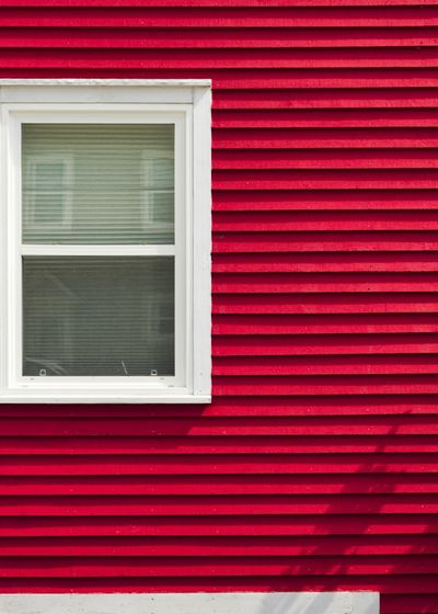 residential exterior stucco detail - warm yellow beige